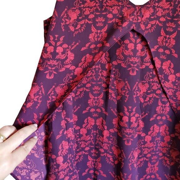 CAbi 3258 Cameo Sleeveless Tank Raspberry & Plum Small - Picture 6 of 15